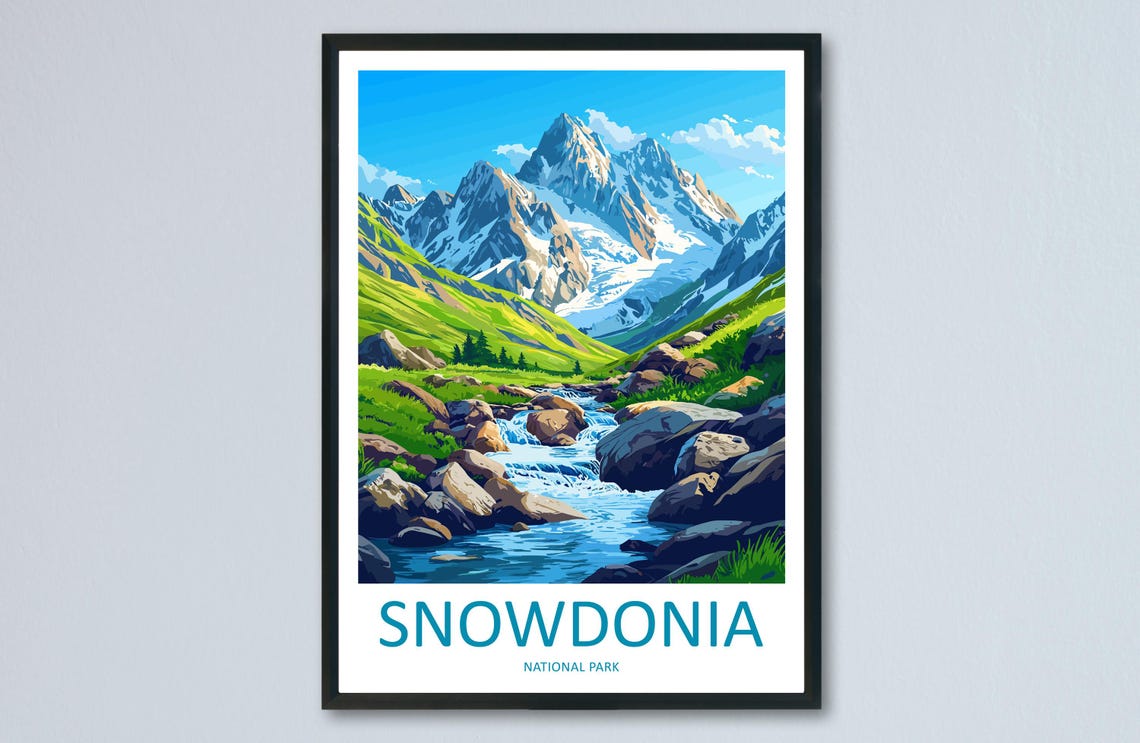 Snowdonia Home Decor Wall Art Print
