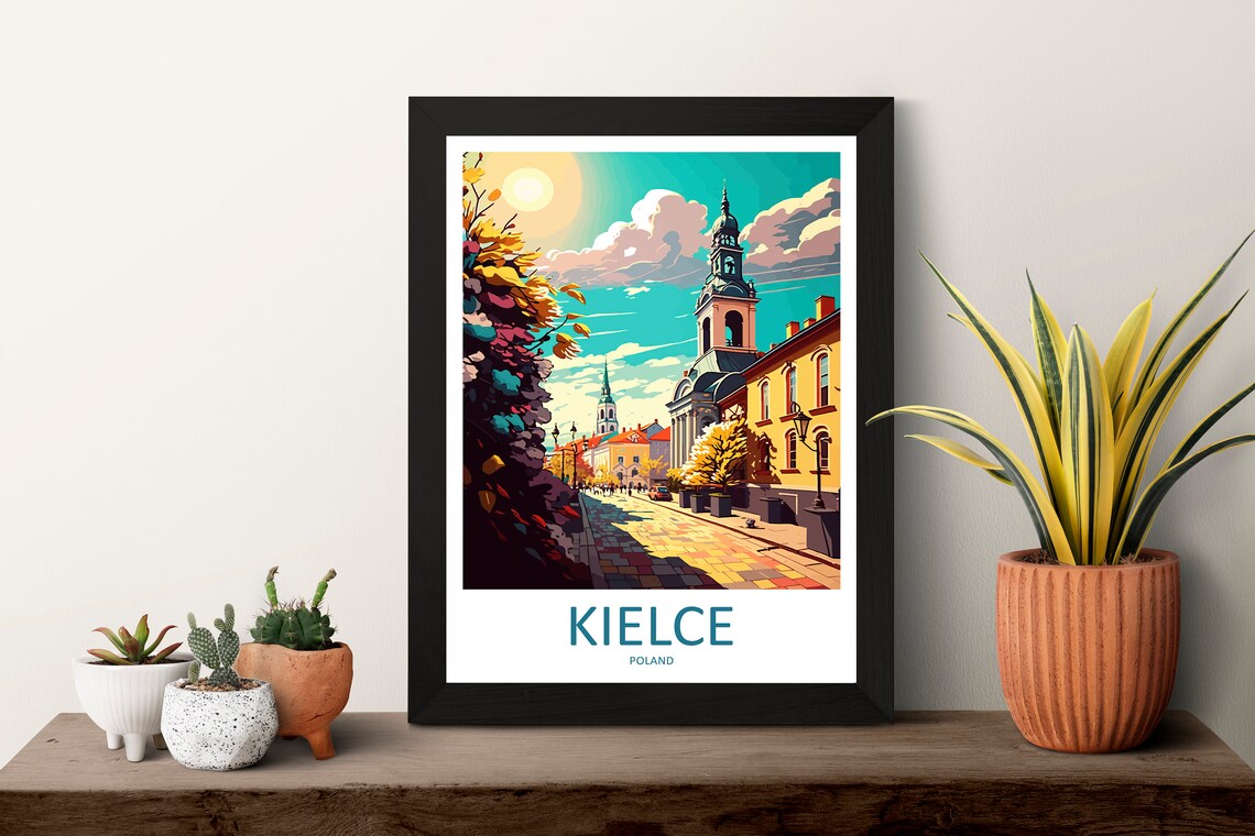 Kielce Travel Poster, Poland City Wall Art - Image 3
