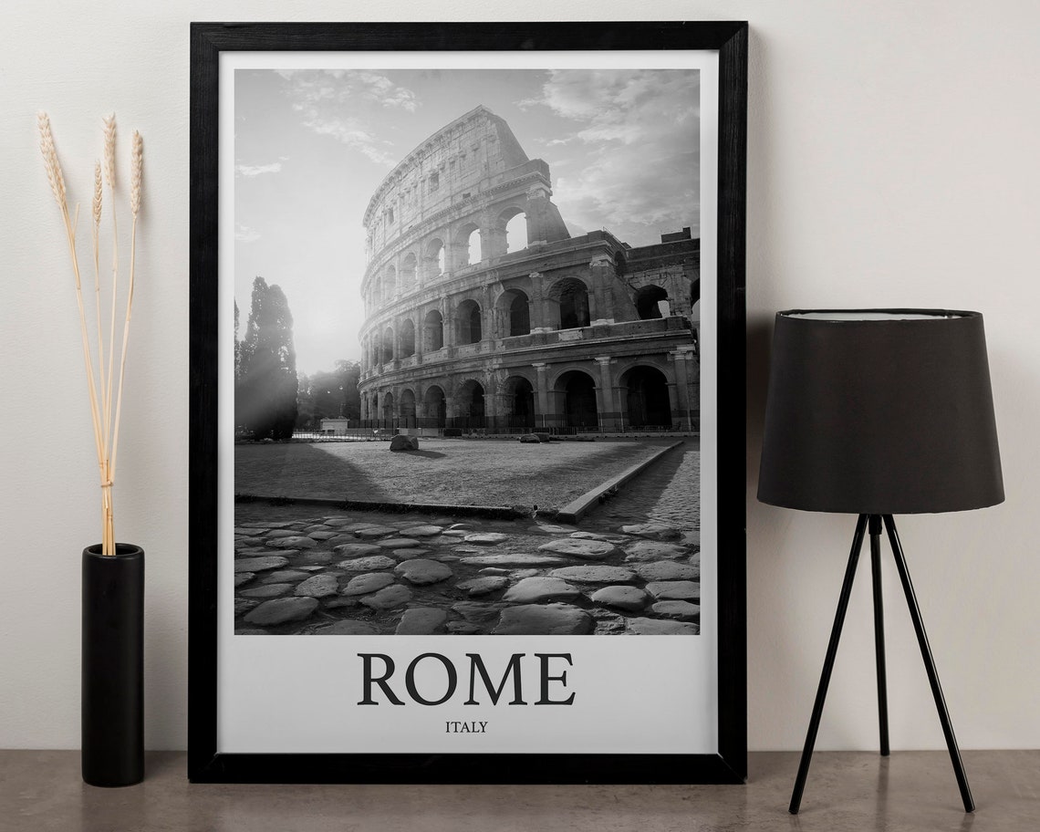 Rome Photo Print Of Rome Italy Travel Photo Hanging Decor Photo Travel Art Gift For Travel Artwork Wall Art Framed Photo Travel Print - Image 3