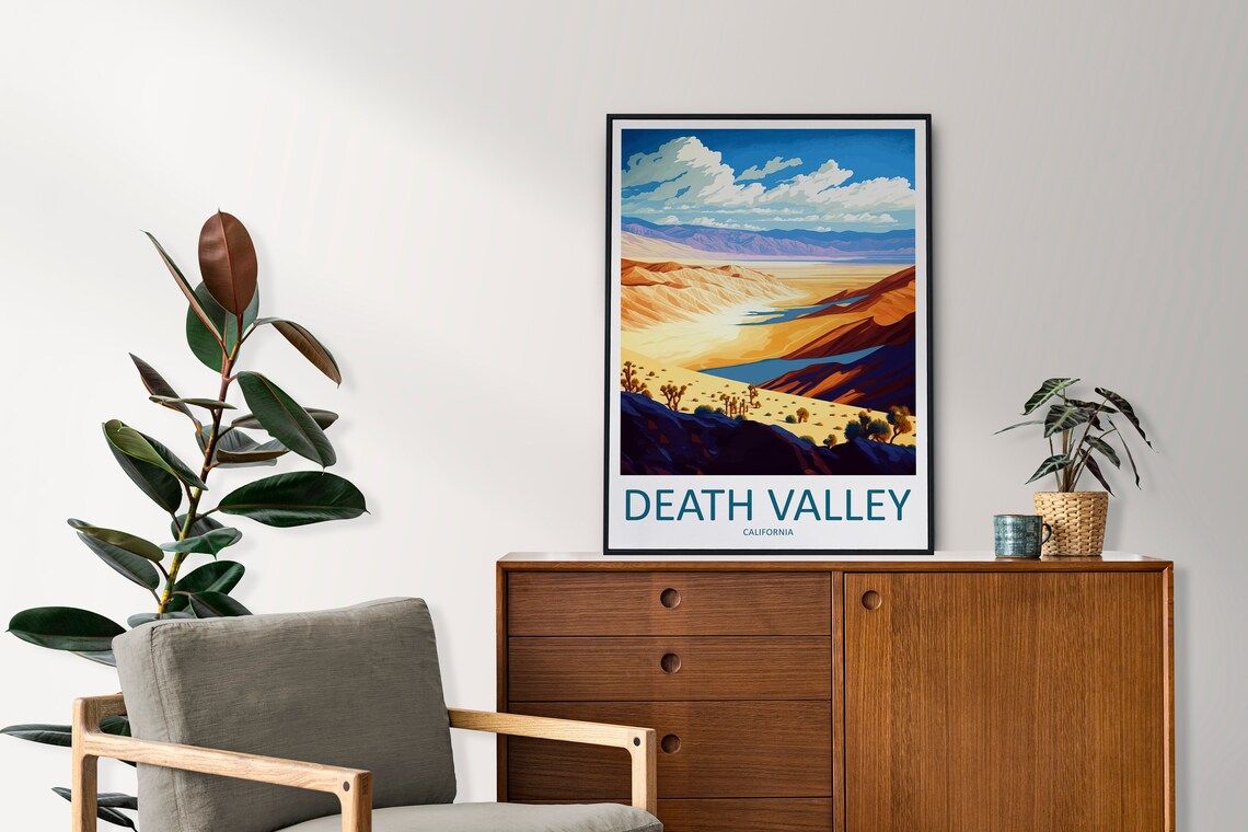 Death Valley National Park Travel Poster, California - Image 2
