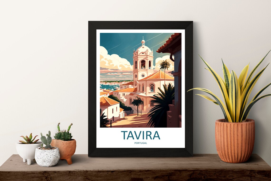 Tavira Travel Poster, Portugal Wall Decor - Image 3