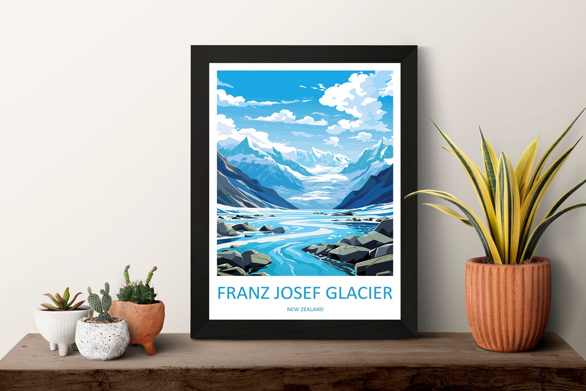 Franz Josef Glacier Home Decor Art Print - Image 3