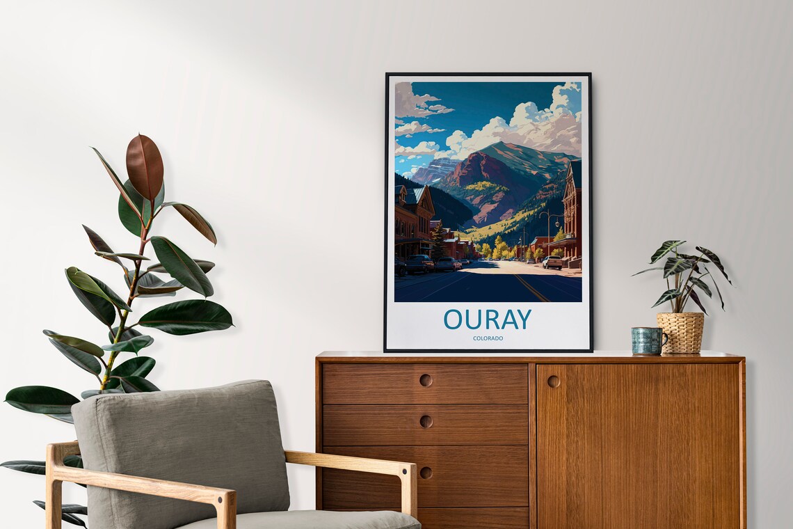 Ouray Travel Poster, Colorado Place Print - Image 2
