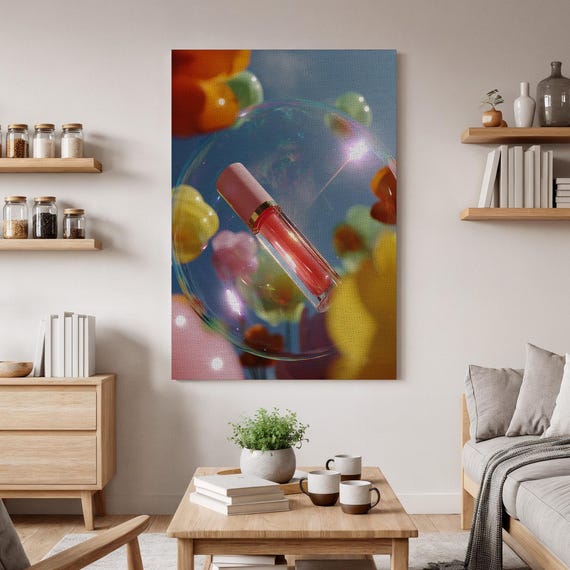 Perfume Bottle Pop Art Wall Decor, Art Print