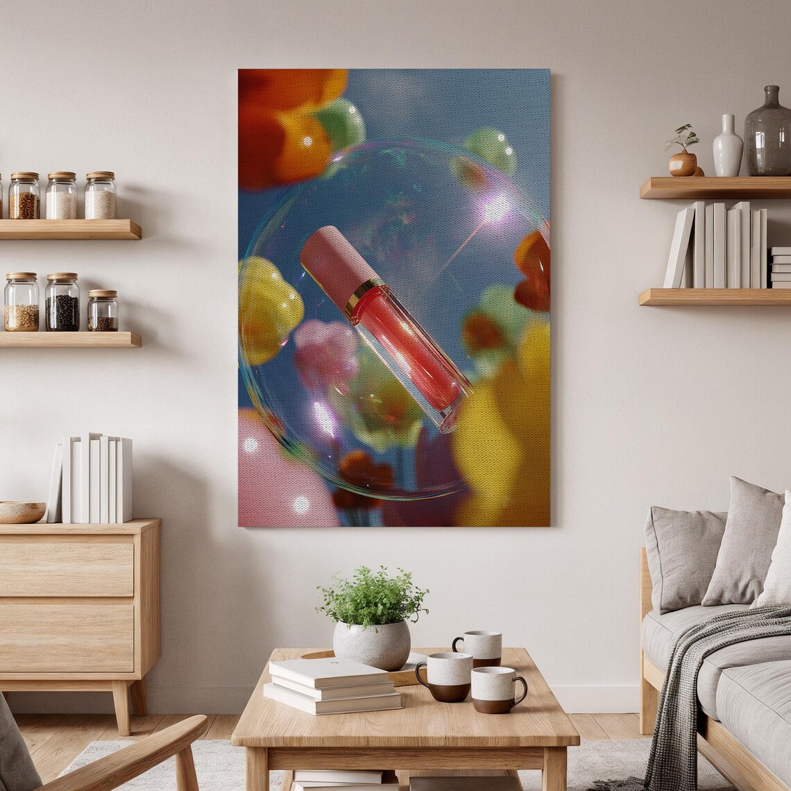 Perfume Bottle Pop Art Wall Decor, Art Print