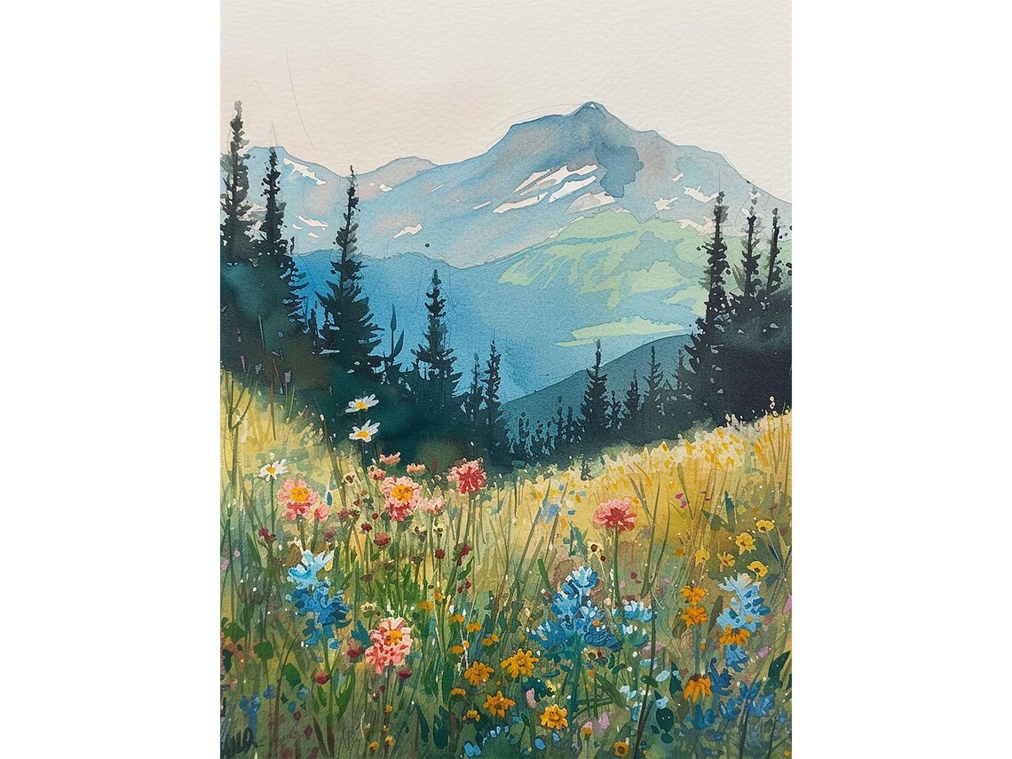 Custer State Park Spring Wildflowers Wall Art Print