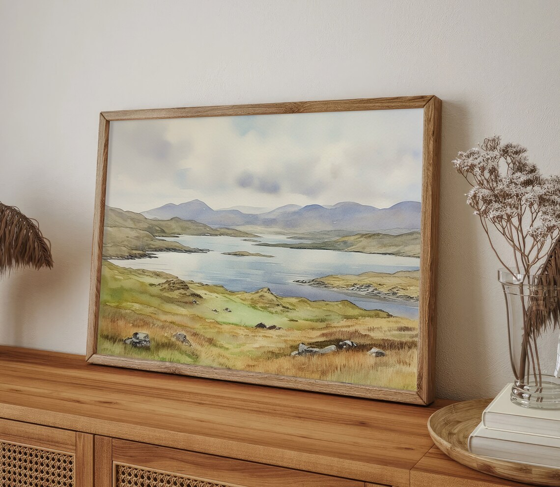 County Kerry Watercolor Landscape Art Print, Ireland - Image 5