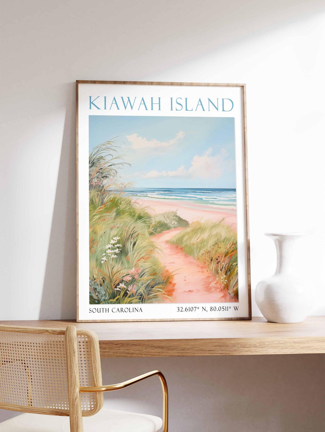 Kiawah Island South Carolina Travel Print Wall Decor Wall Art Kiawah Island Home Dcor Kiawah Island Gift Art Lovers South Carolina