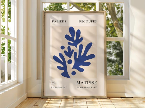 Henri Matisse Poster Exhibition Gallery Print Classic Art Fauvism Painting