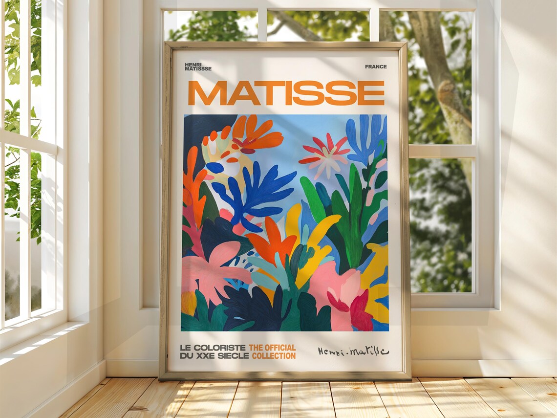 Henri Matisse Floral Botanical Art Print