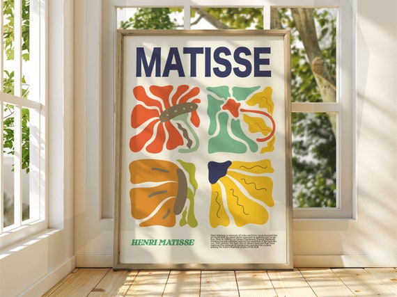 Matisse Floral Art Poster Henri Wall Home Decor Exhibition Gallery Print