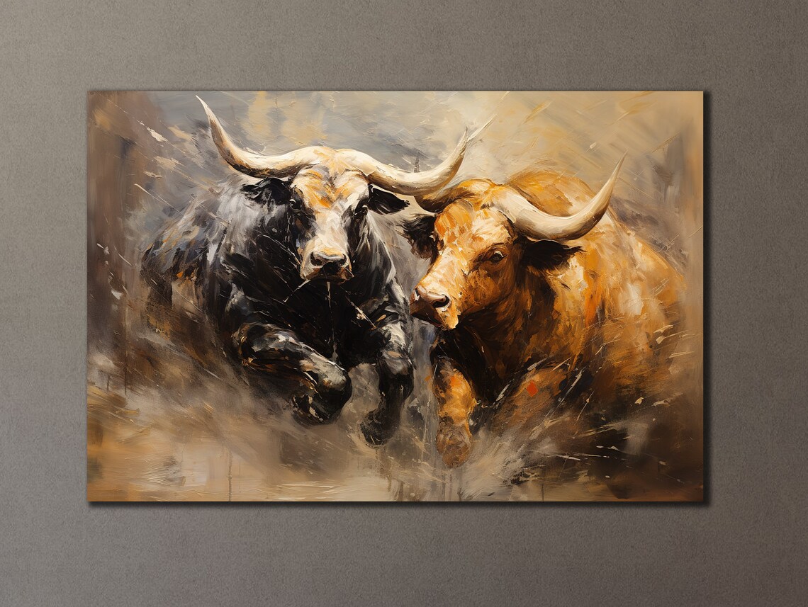 Bull Portrait, Matador-Inspired Animal Art Print