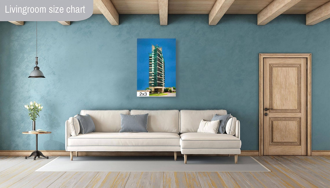 Price Tower by Frank Lloyd Wright Copper Facade Blue Sky Poster - Image 4