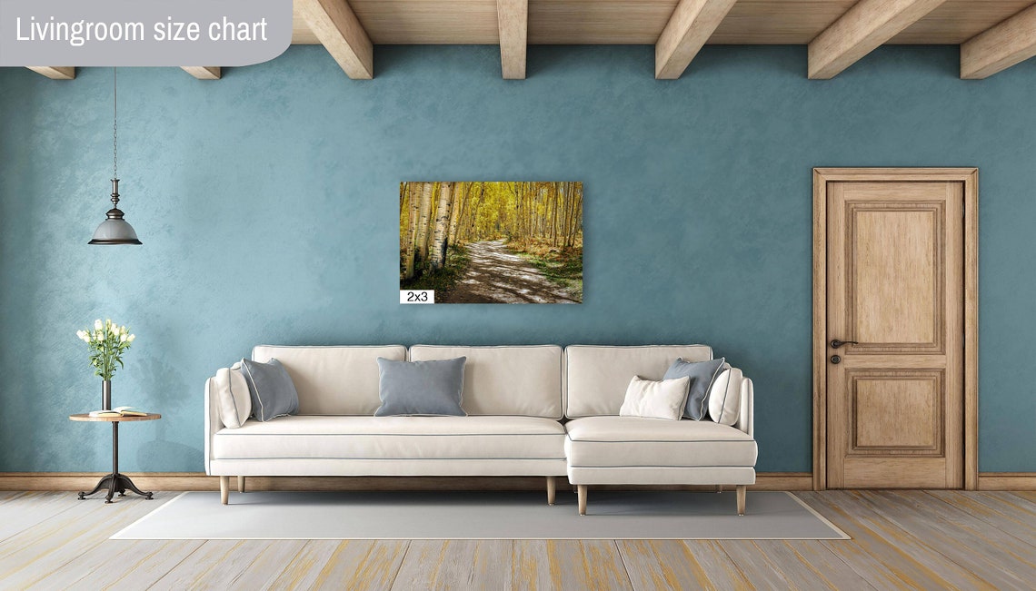 Sun Dappled Trail Winding Through Golden Aspen Forest Fall Poster - Image 4