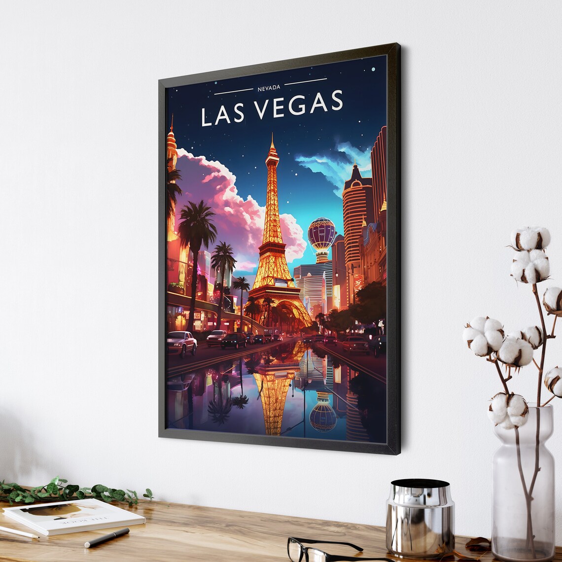 Las Vegas Travel Poster, Nevada Wall Art Print - Image 4