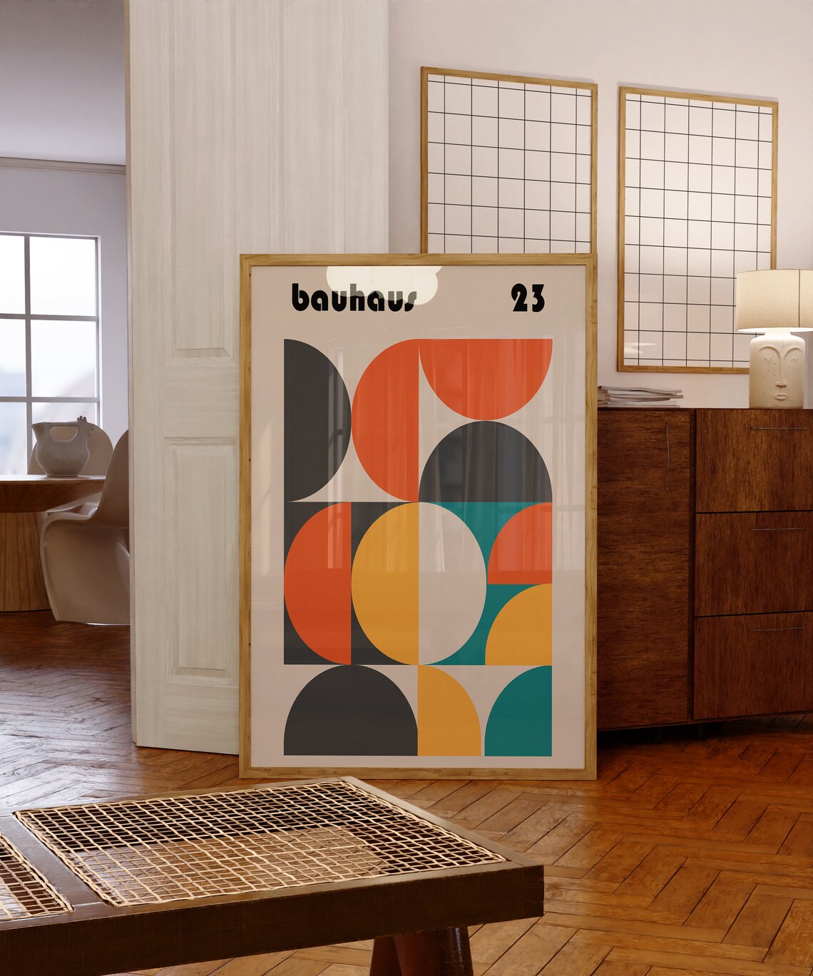 Bauhaus Art Print, Modern Abstract Wall Art - Image 4