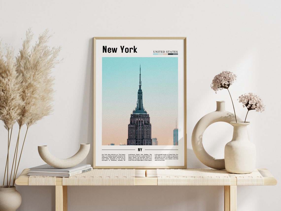 New York Poster New York Print New York Wall Art Ny Photo Ny Poster Ny Print New York Photo Travel Poster - Image 3