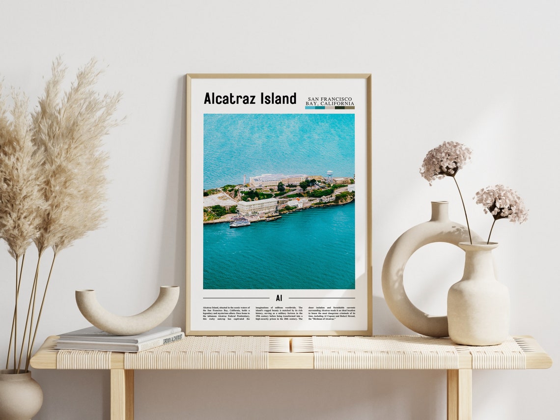 Alcatraz Island Poster Alcatraz Island Print Alcatraz Island Wall Art United States Photo United States Poster United States Print - Image 3