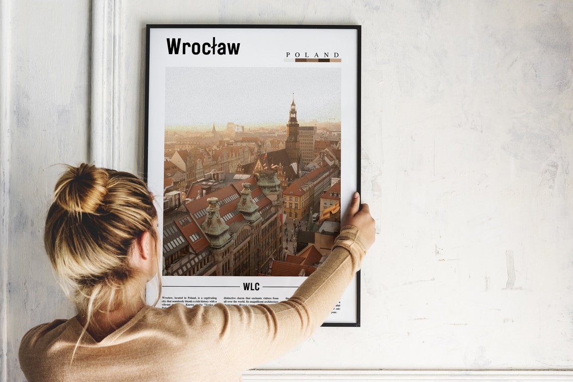 Wrocaw Poster Wrocaw Print Wrocaw Wall Art Europe Photo Europe Poster Europe Print Travel Poster - Image 2