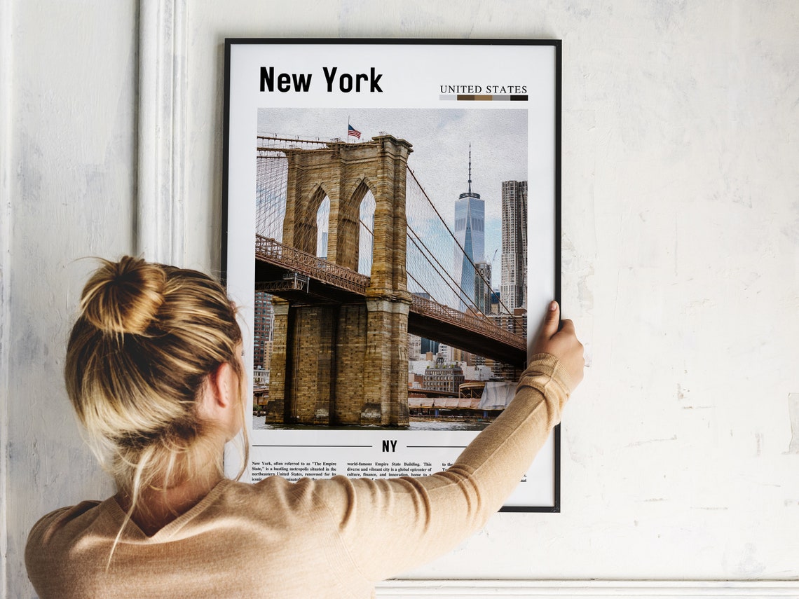 New York Poster New York Print New York Wall Art Ny Photo Ny Poster Ny Print New York Photo Travel Poster - Image 2