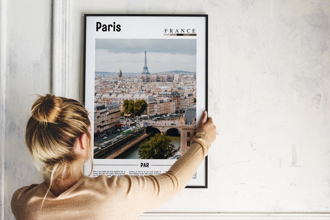 Paris Poster Paris Print Paris Wall Art France Photo France Poster France Print France Wall Art Minimal Travel Poster - Image 2