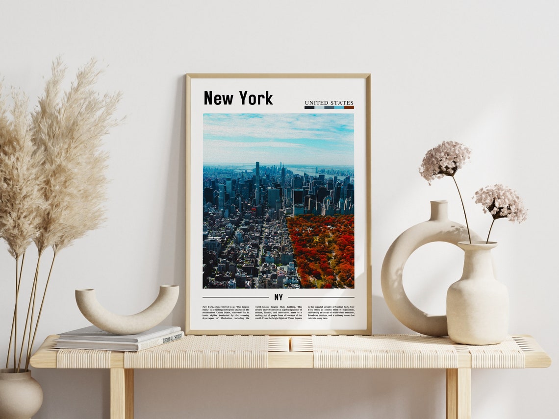 New York Poster New York Print New York Wall Art Ny Photo Ny Poster Ny Print New York Photo Travel Poster - Image 3