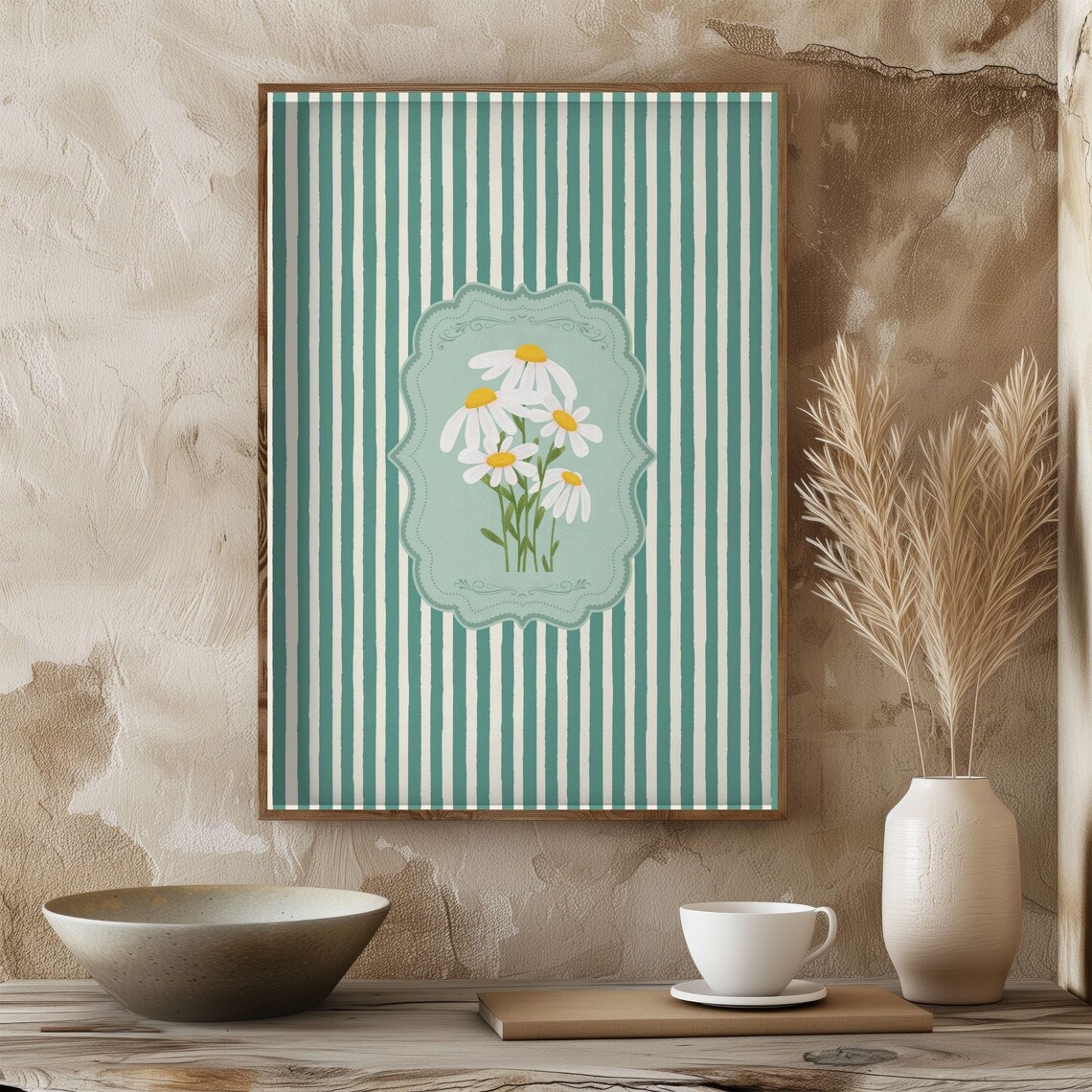 Vintage Floral Illustration, Antique Botanical Painting