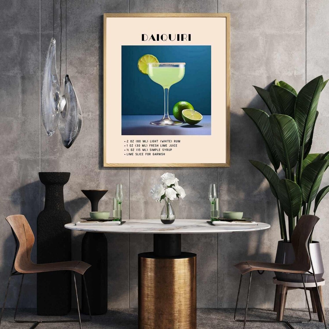 Daiquiri Cocktail - Contemporary Travel Poster - Image 5
