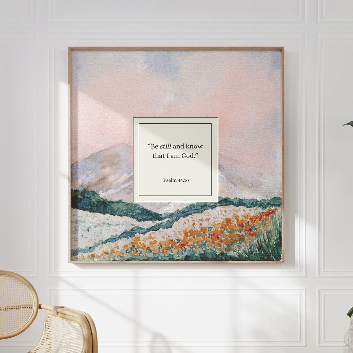Be Still And Know That I Am God Scripture Art - Image 4