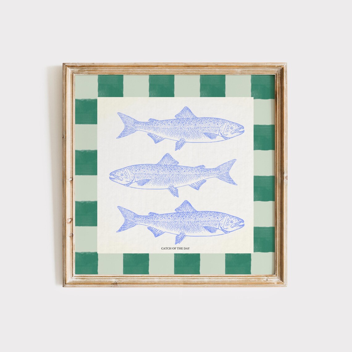 Catch Of The Day Kitchen Living Room Poster