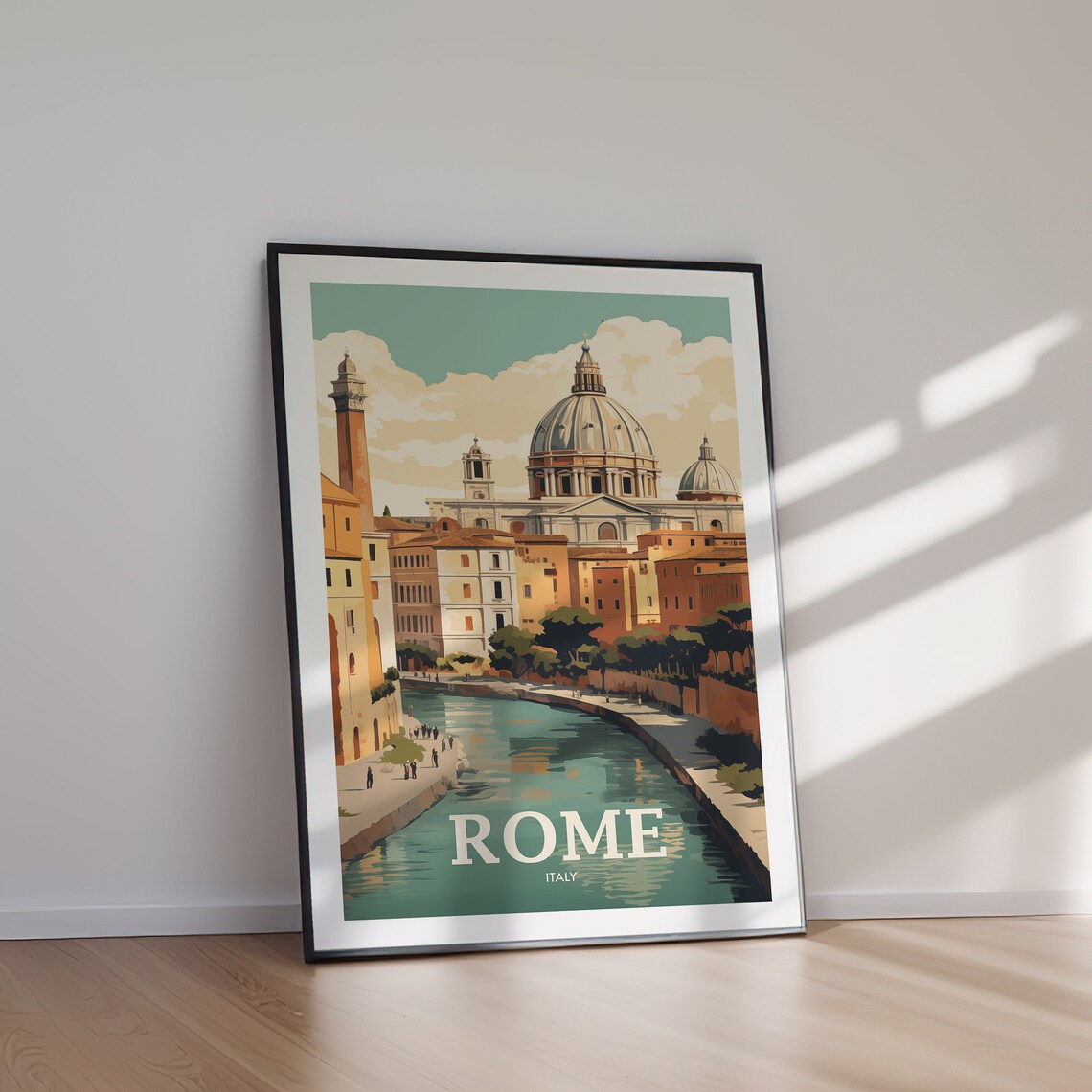 Rome Travel Poster, Italy Travel Poster Art Print - Image 2