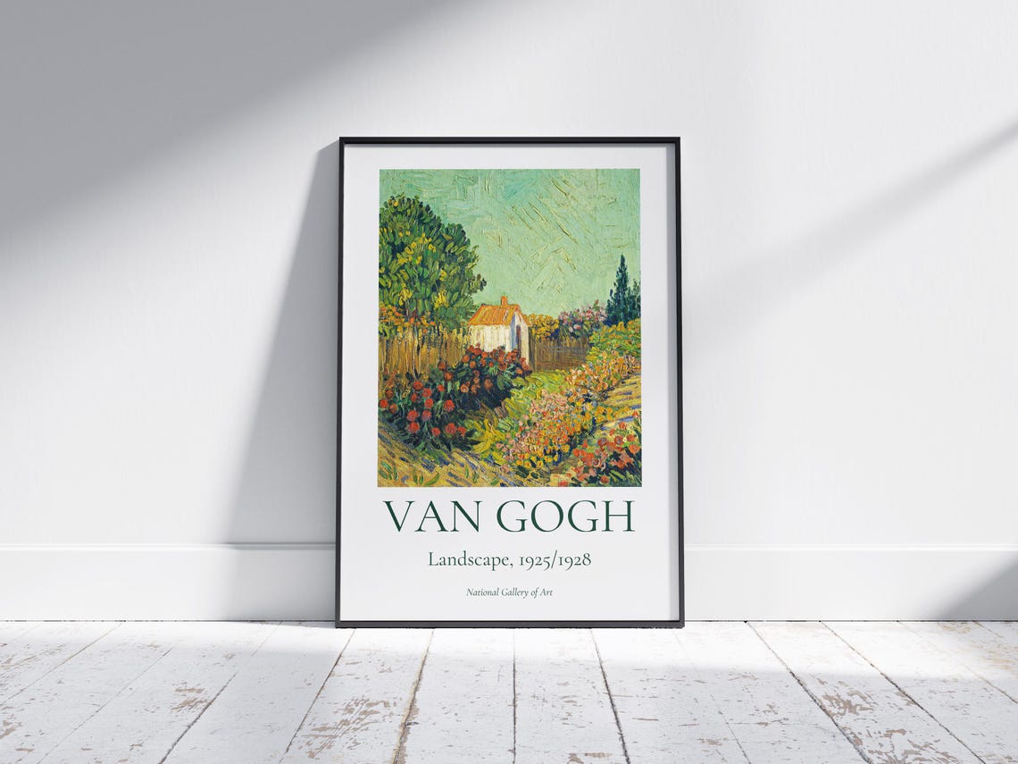 Van Gogh Art Print Van Gogh Exhibition Poster Van Gogh Painting Nature Landscape Art Garden Wall Art Museum Poster - Image 6