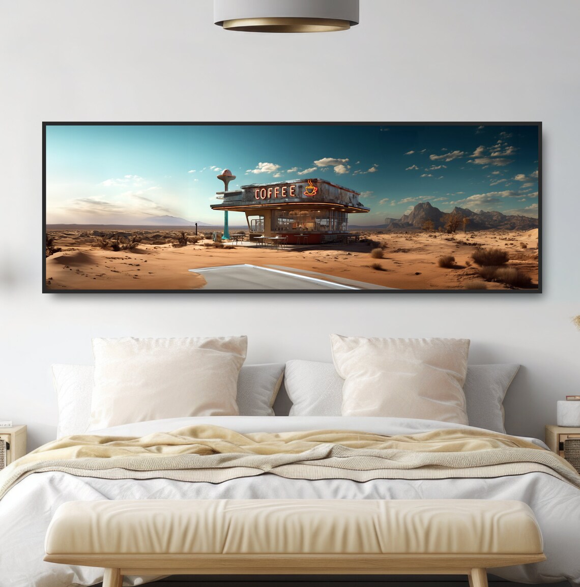 Retro Desert Diner, Vintage Americana Art Print - Image 5