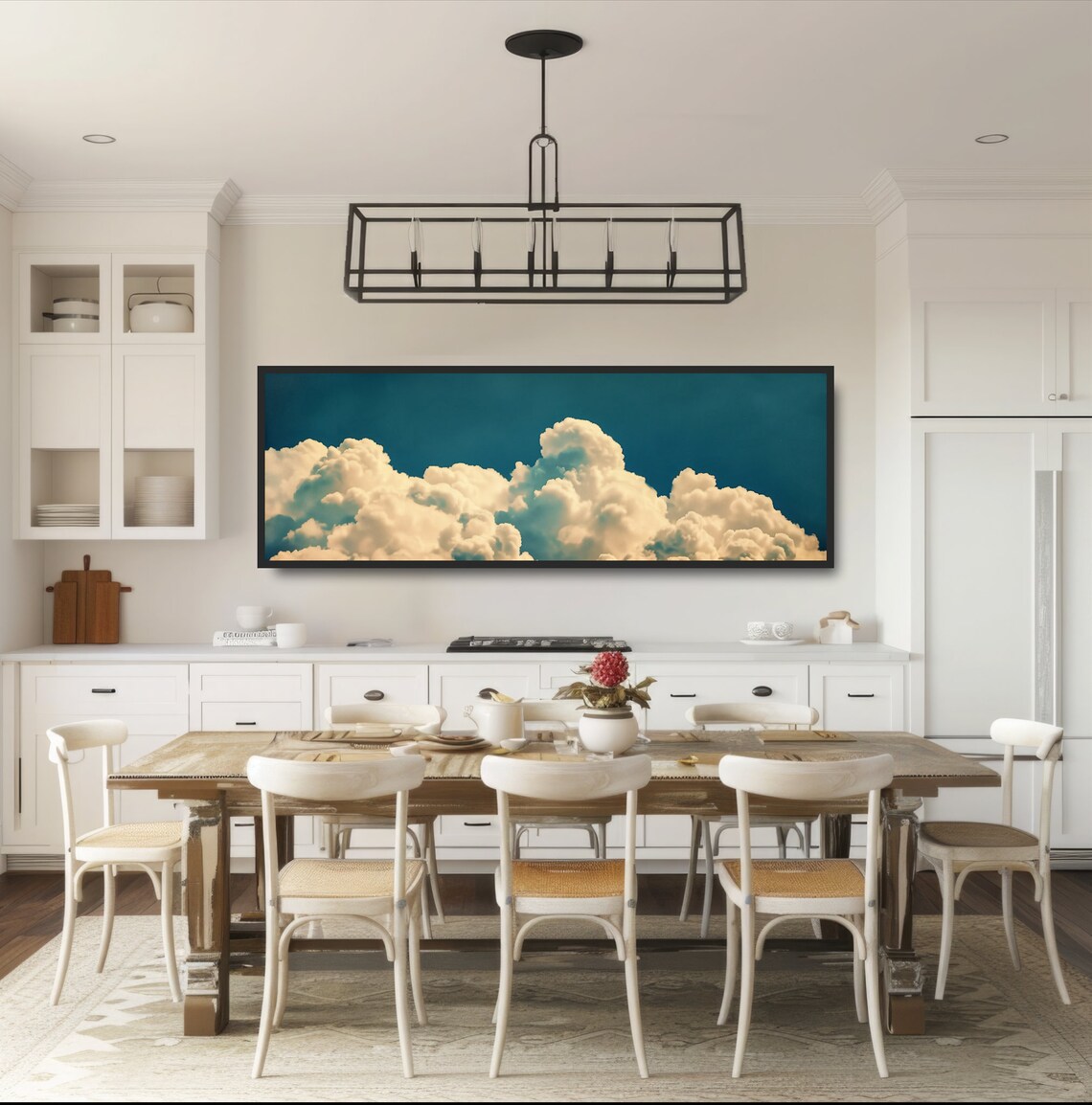 Vintage Clouds In Sky, Surreal Minimalist Poster - Image 3