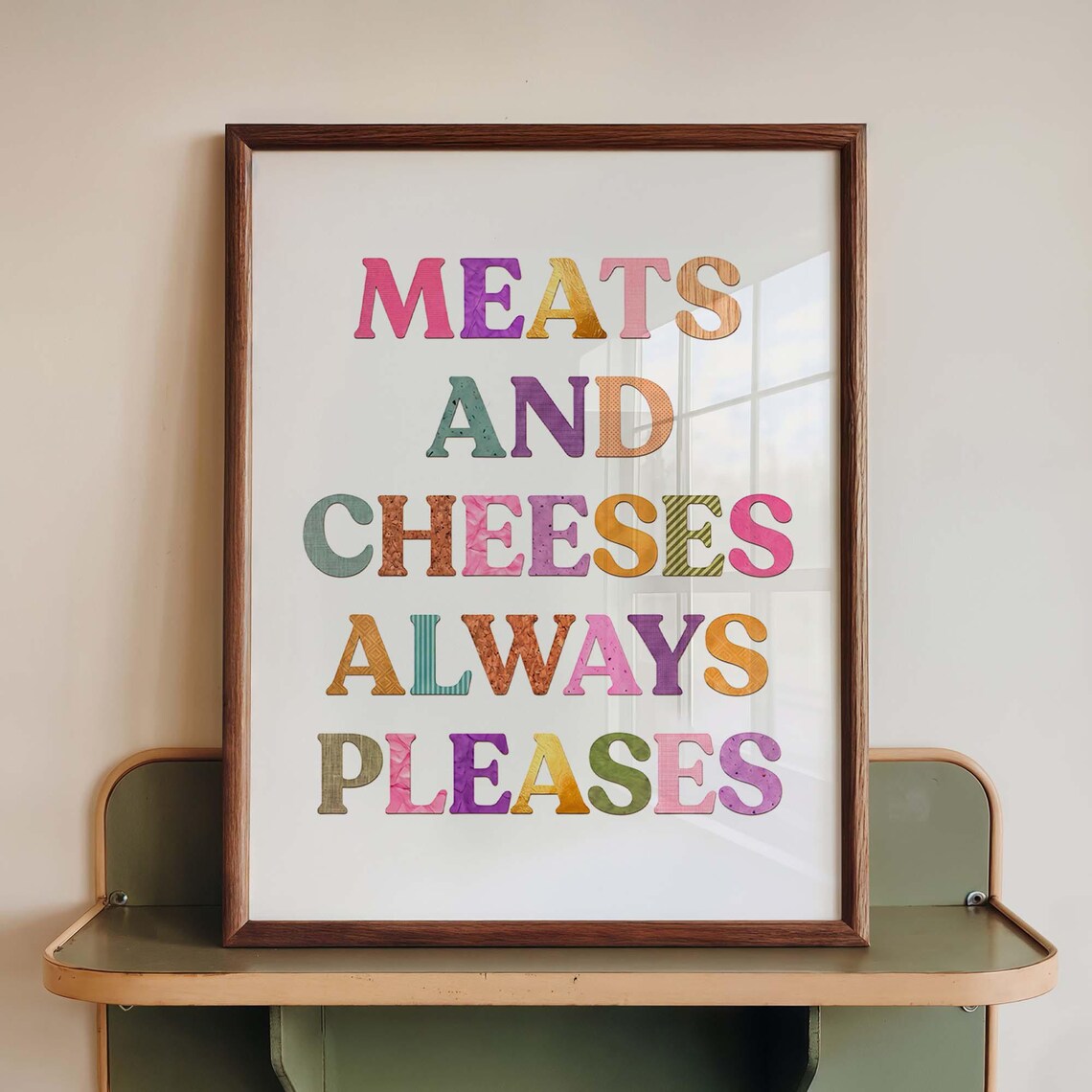 Charcuterie, Funny Kitchen Quote Decor