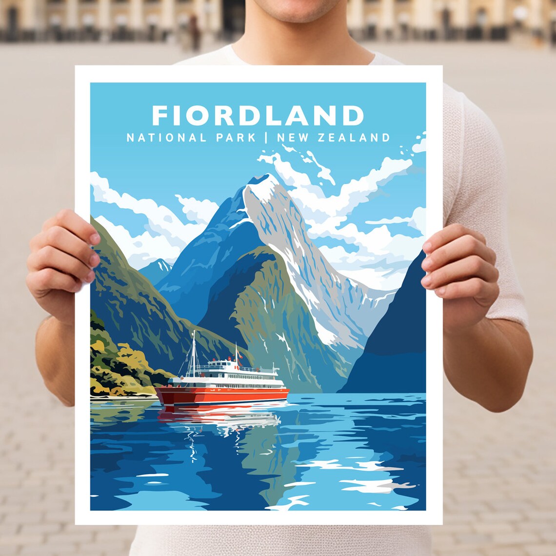 Fiordland National Park Wall Art Print