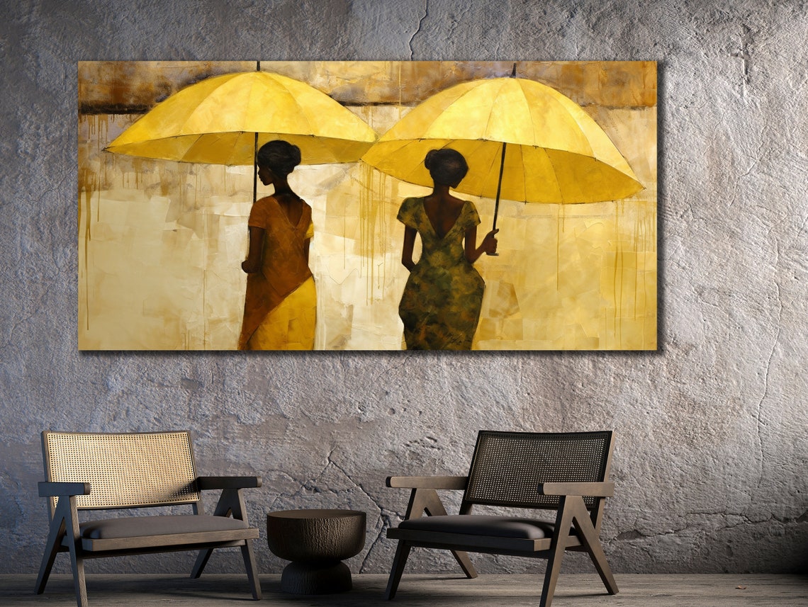 African Women Painting Ethnic Portrait Wall Decor African Culture Art African Traditional Women Poster Wall Art Decoration - Image 3
