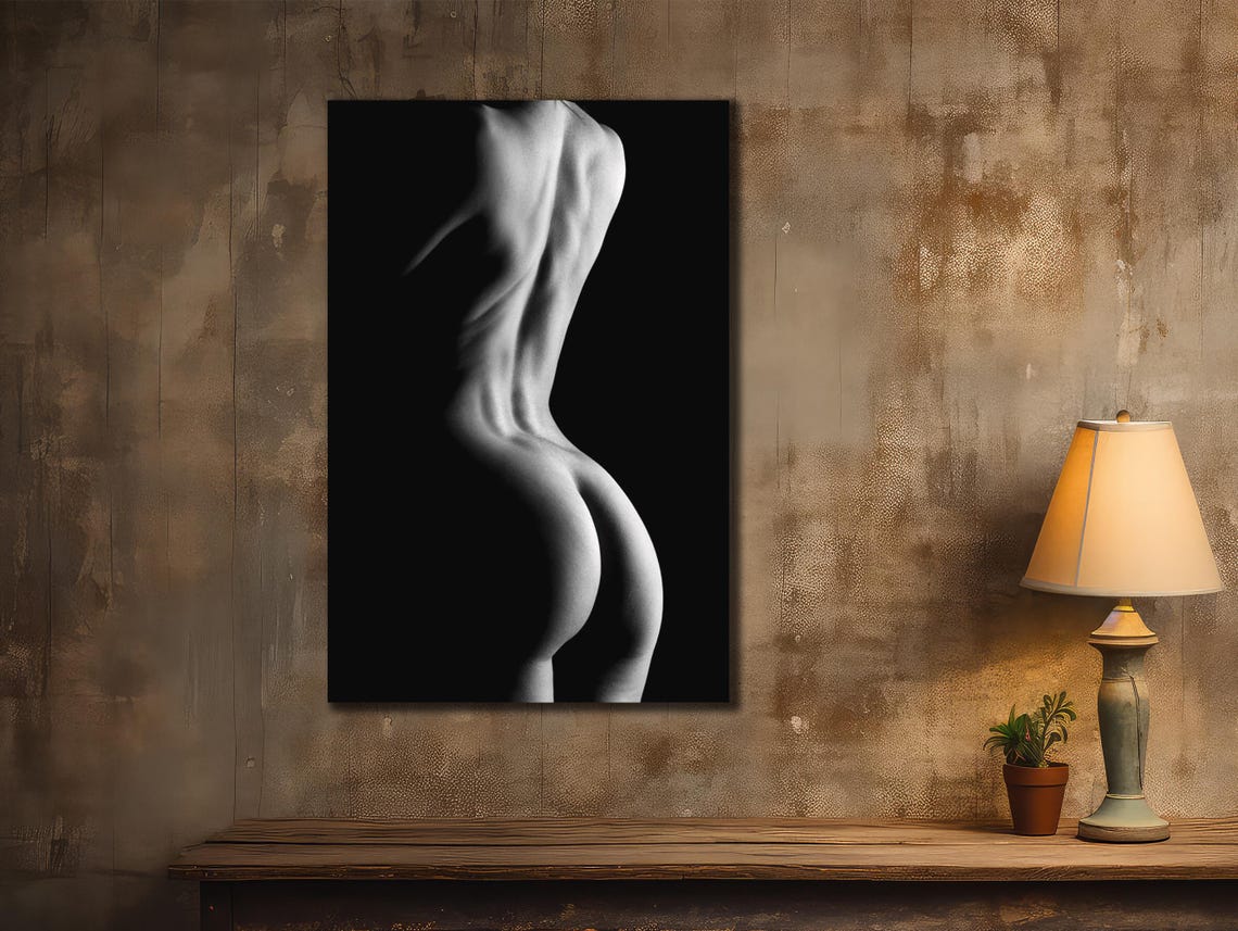 Naked Prints Nude Painting Art Wall Hanging House Gift Ideas Erotic Bedroom Wall Decor Girl Wall Art Sexy Woman Poster - Image 3