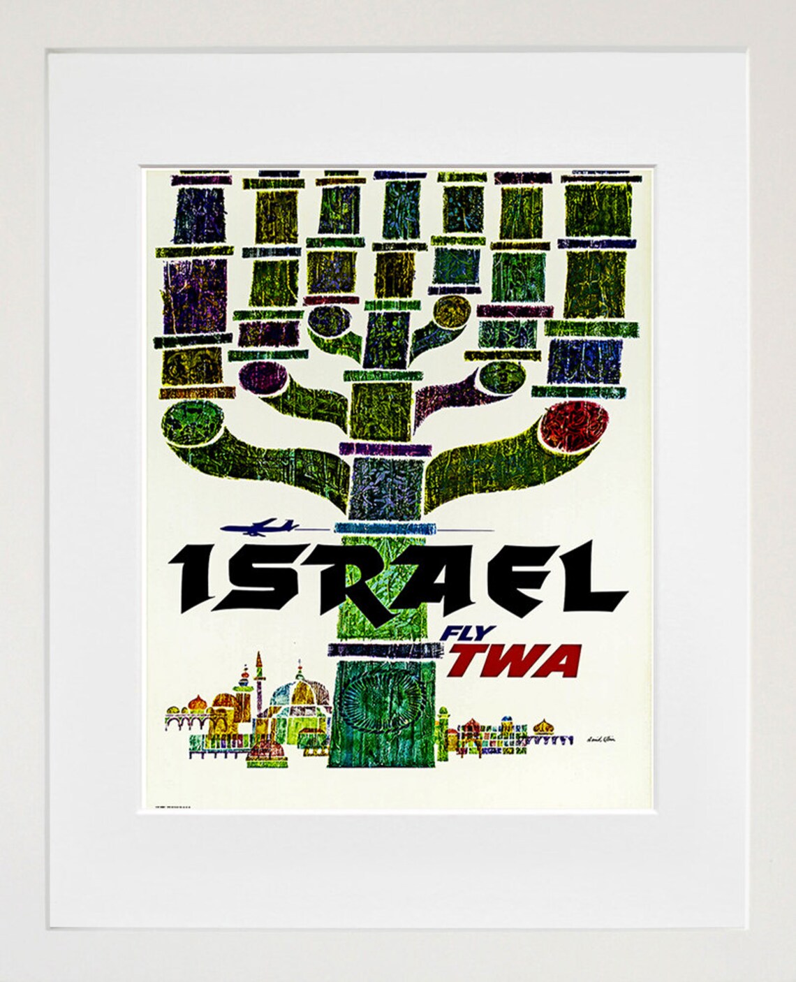Israel Travel Poster, Modern Wall Art Print - Image 2
