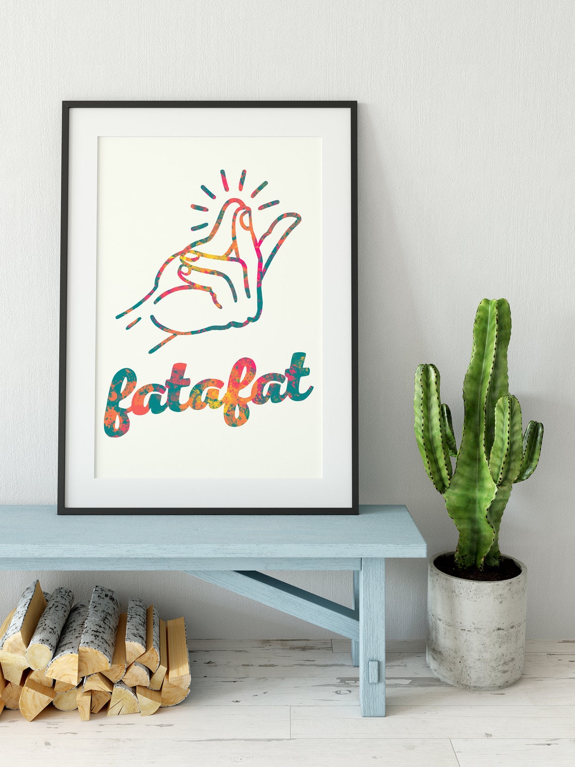 Fatafat Indian Desi Pop Art Poster - Image 2