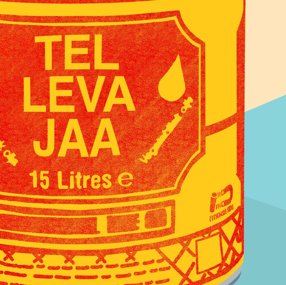 Indian Desi Wall Art - Tel Leva Jaa - Image 2
