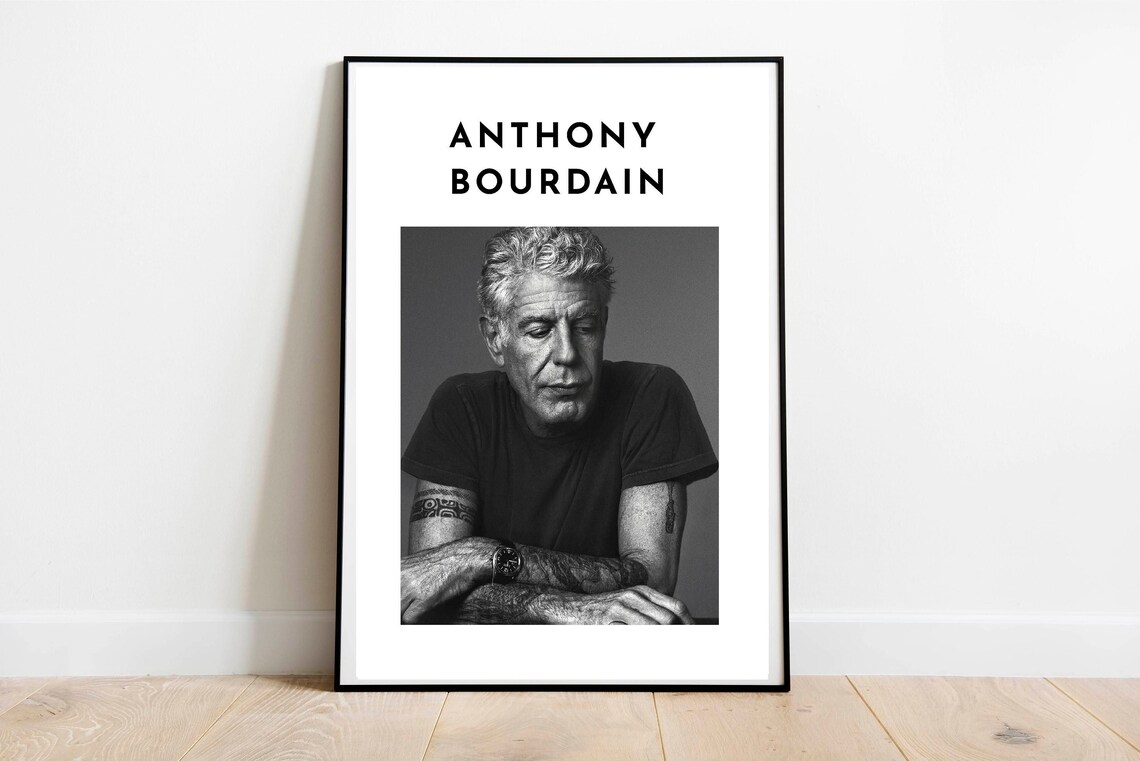 Anthony Bourdain Literary Art Print