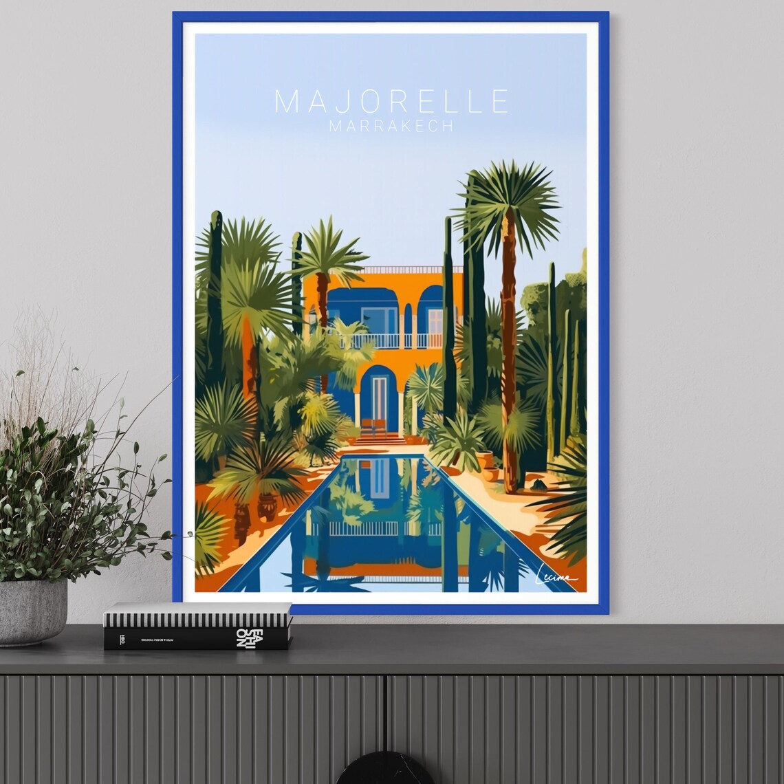 Majorelle I Morocco Marrakech Gardens Poster Print