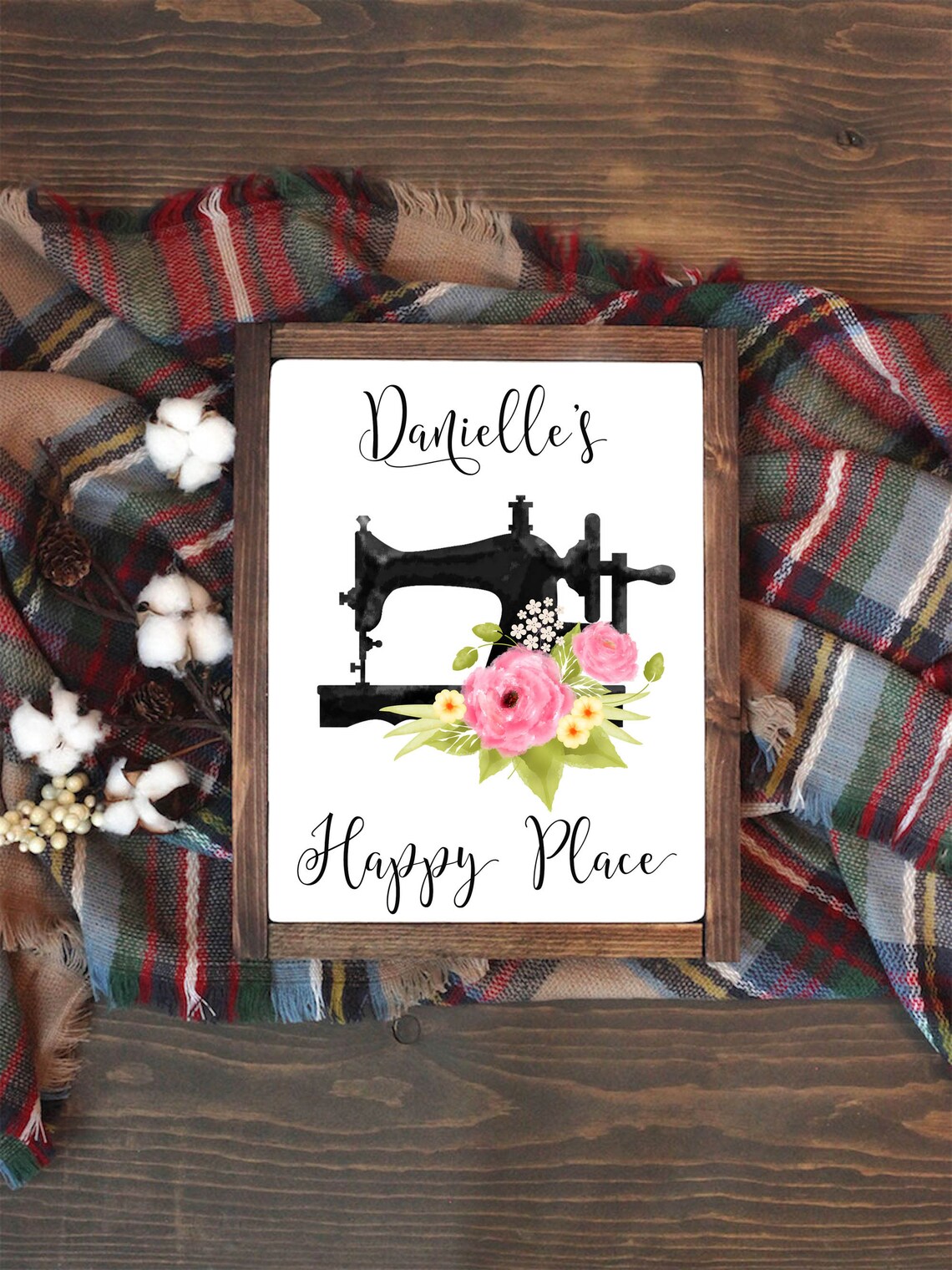 Personalized Craft Room Sign, Vintage Art Print - Image 3