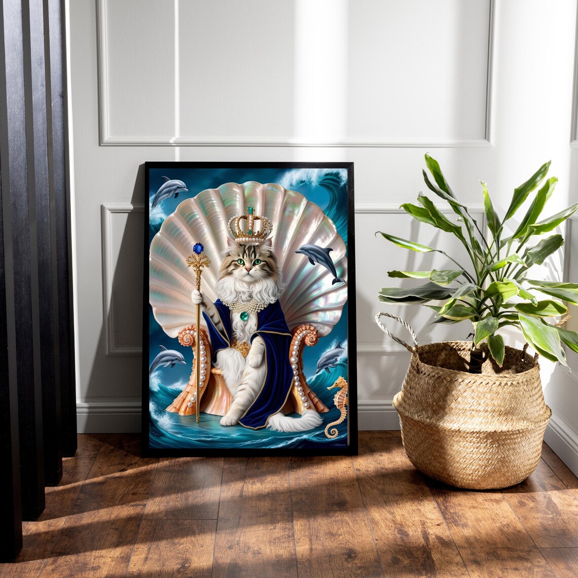 Regal Ocean Cat, King of the Sea Poster - Image 5