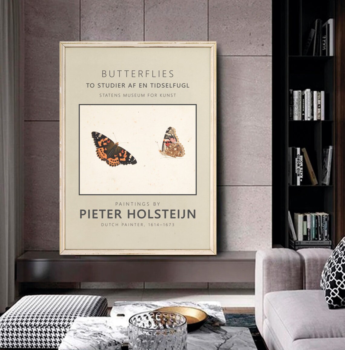 Pieter Holsteijn Butterflies Natural History Museum Art Poster - Image 2