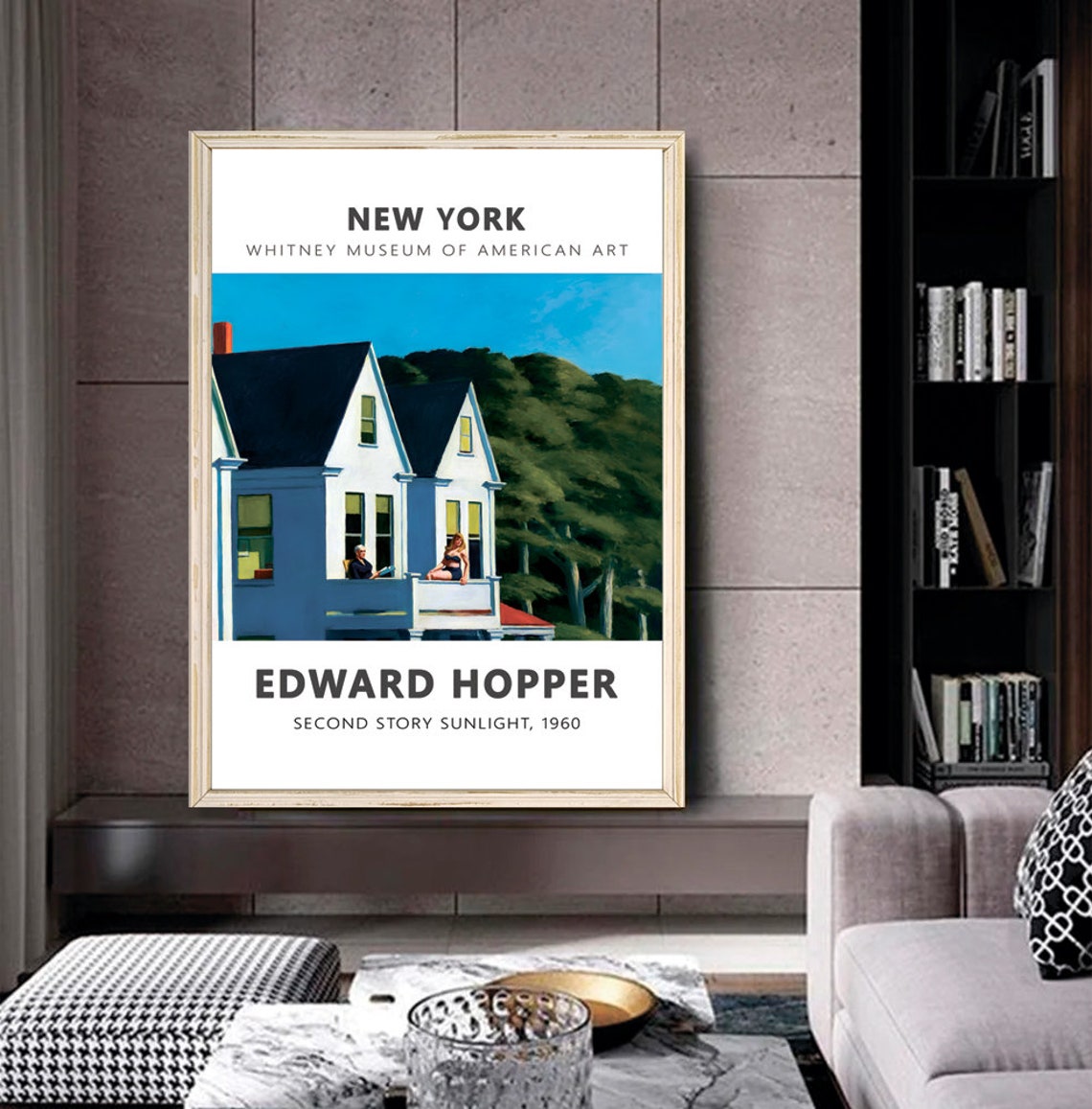 Edward Hopper Second Story Sunlight 1960 Whitney Museum Art Poster - Image 2