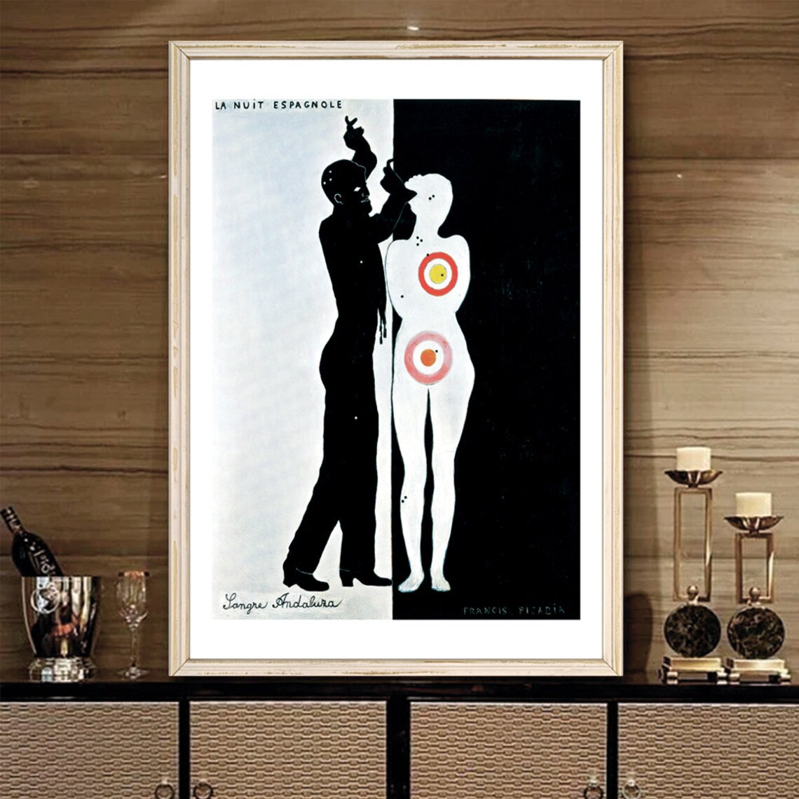 Francis Picabia La Nuit Espagnole Dancer Silhouette Art Poster - Image 2