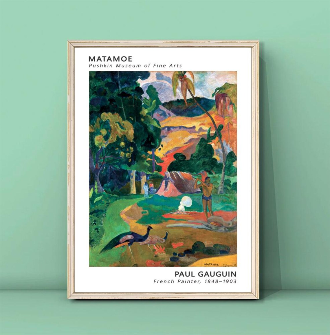Paul Gauguin Matamoe Vintage Landscape Art Print