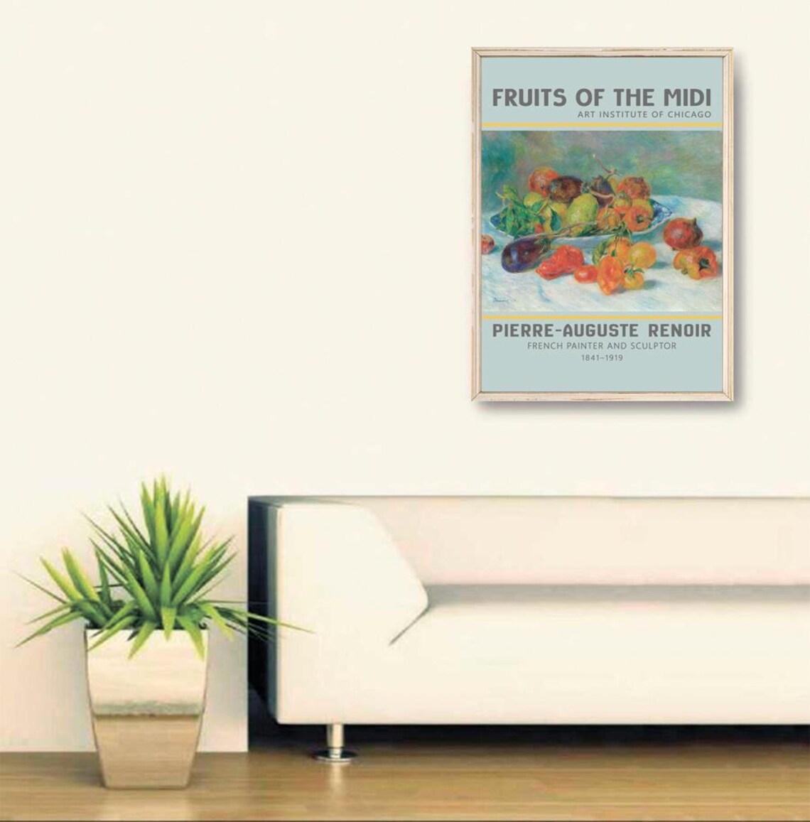 Pierre-Auguste Renoir Fruits of the Midi Still Life Art Poster - Image 2